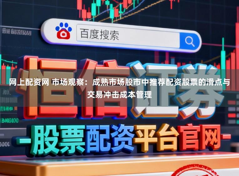 网上配资网 市场观察：成熟市场股市中推荐配资股票的滑点与交易冲击成本管理