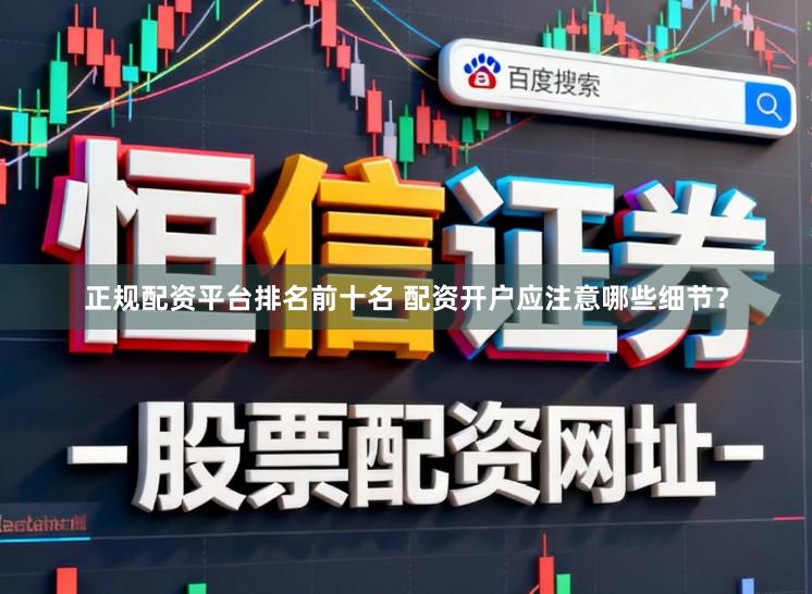 正规配资平台排名前十名 配资开户应注意哪些细节？